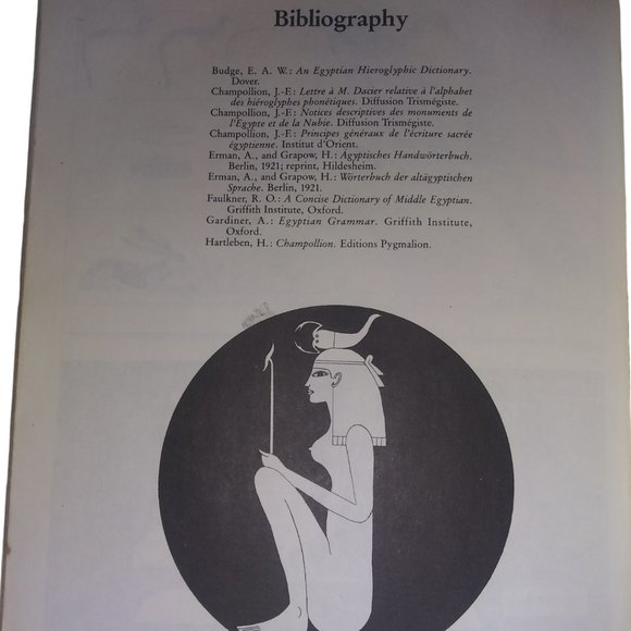 Egyptian Hieroglyphics How To Read And Write Them Paperback Book By S. Rossini - Picture 6 of 6